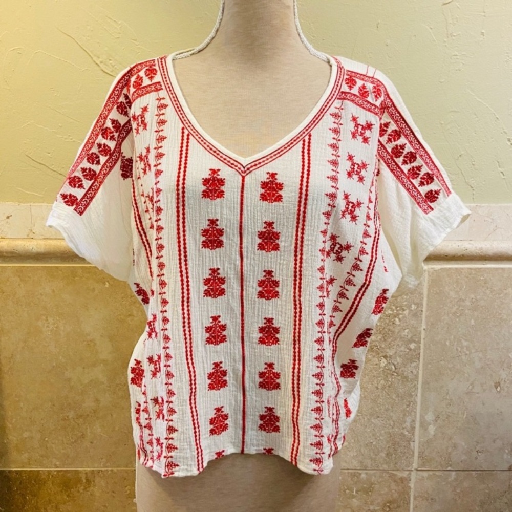 By Together Embroidered Blouse // Boutique Top